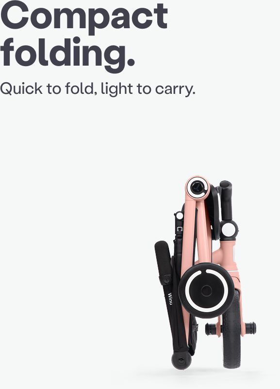 Smart Trike Τρίκυκλο Folding Wind Blush Pink (5811500) φωτογραφία