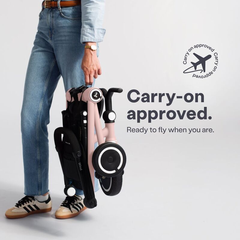 Smart Trike Τρίκυκλο Folding Wind Blush Pink (5811500) φωτογραφία