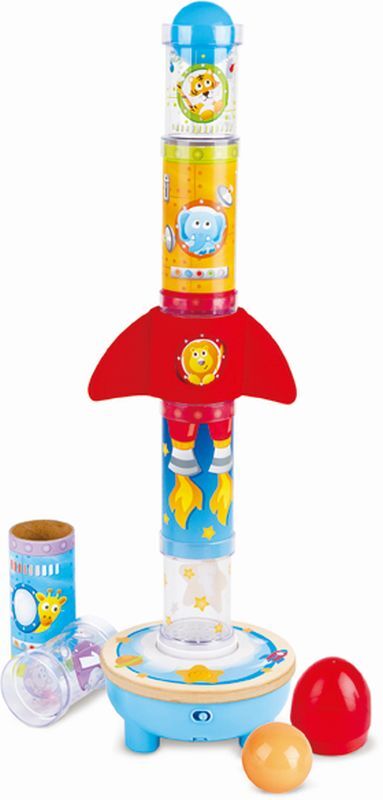 Hape Early Explorer Ξύλινος Πύραυλος Ball Air Stacker (E0387B) φωτογραφία