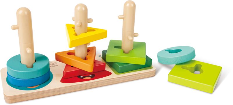 Hape Early Explorer Ξύλινα Τουβλάκια Monster (E0494)