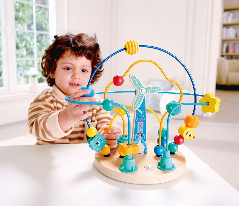 Hape Totally Amazing Ξύλινος Λαβύρινθος Με Μπίλιες Διάστημα (E0525) φωτογραφία