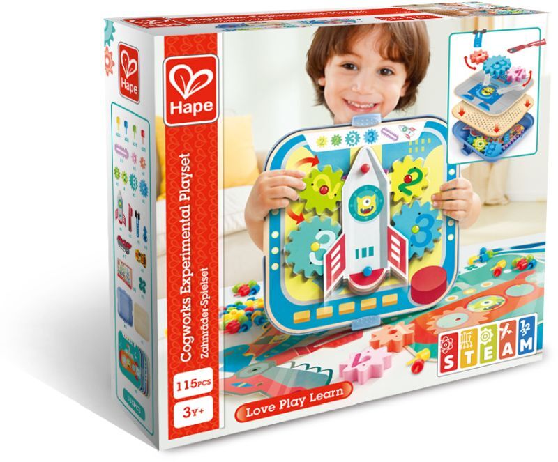 Hape Early Explorer Ξύλινο Σετ Cogworks Experimental (E1065A) φωτογραφία