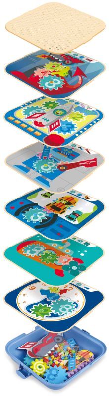 Hape Early Explorer Ξύλινο Σετ Cogworks Experimental (E1065A) φωτογραφία