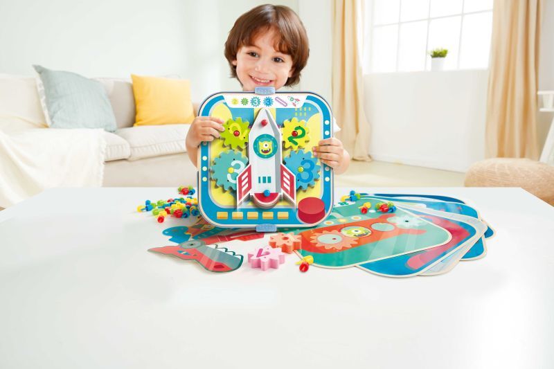 Hape Early Explorer Ξύλινο Σετ Cogworks Experimental (E1065A) φωτογραφία