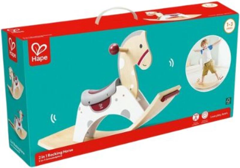 Hape Early Explorer Ξύλινο Κουνιστό Αλογάκι 2 In 1 (E1203A) - φωτογραφία 2