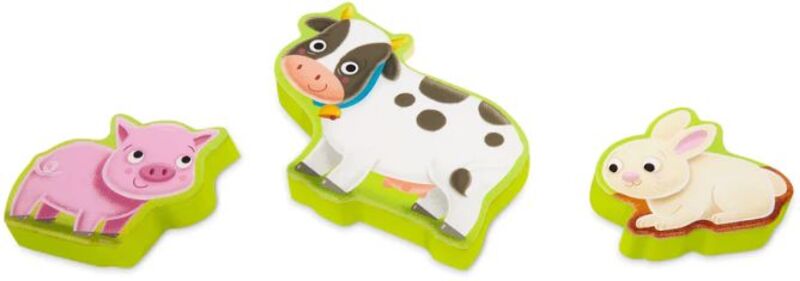 B.Toys Ξύλινο Πάζλ Chunky Ζώα Φάρμας (BX2213GZ) φωτογραφία