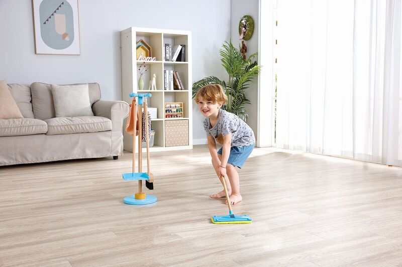 Hape Ξύλινο Σετ Καθαρισμού Broom Set (E3055A) - φωτογραφία 3