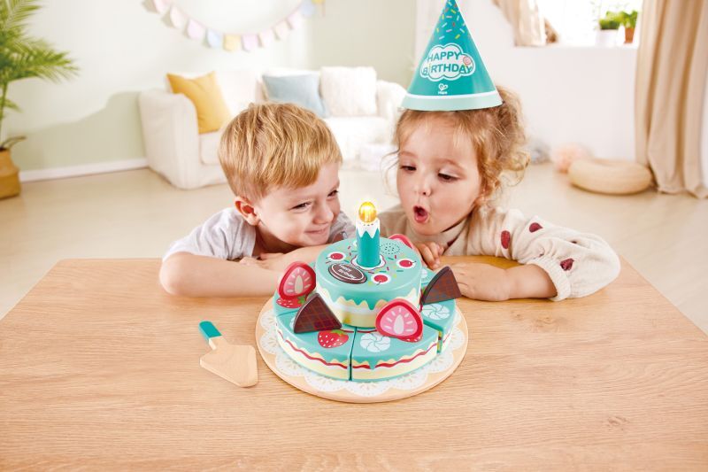 Hape Playfully Delicious Ξύλινη Τούρτα Γενεθλίων Happy Birthday (E3180A) φωτογραφία
