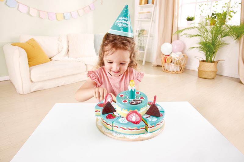 Hape Playfully Delicious Ξύλινη Τούρτα Γενεθλίων Happy Birthday (E3180A) φωτογραφία