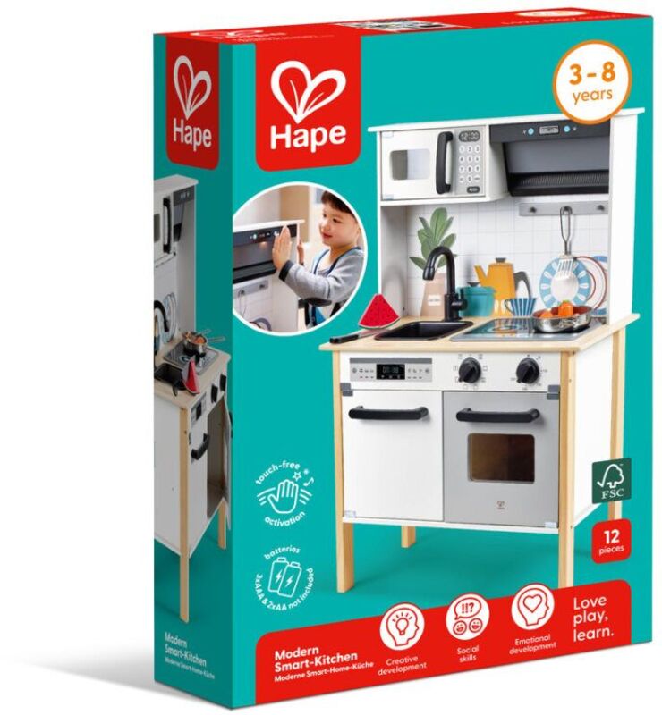 Hape Playfully Delicious Ξύλινη Κουζίνα Modern Smart-Kitchen (E3216A) φωτογραφία