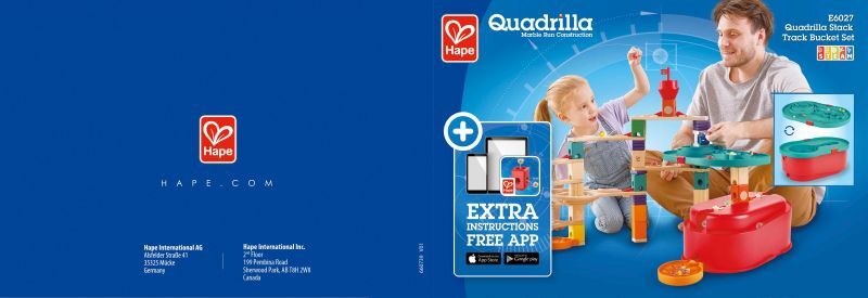 Hape Quadrilla Marble Run Ξύλινο Stack Track Bucket (E6027A) φωτογραφία