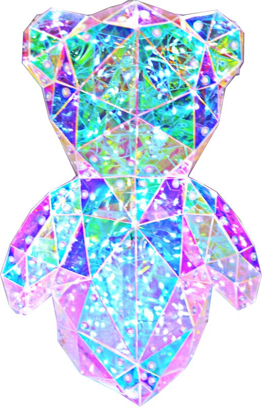 iDance Origami Bear With Lighting 25cm. (LBEAR25) φωτογραφία