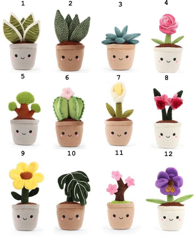 Keel Eco Λούτρινο Botanical Garden Λουλούδια 14cm-12 Σχέδια (SE4951) - φωτογραφία 2
