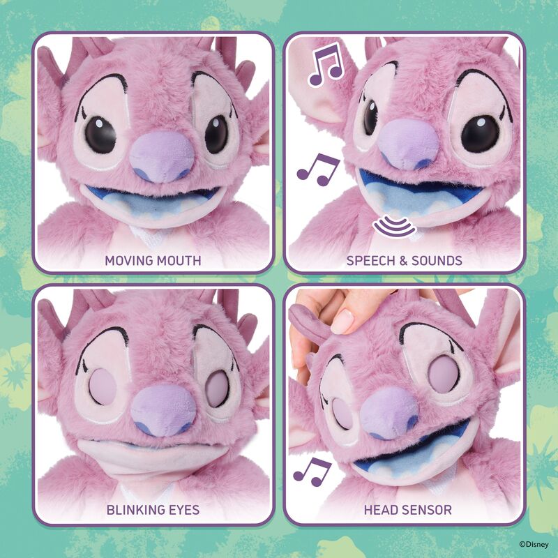Wow Λούτρινο Disney Stitch:Angel 21cm (DIS-1038) - φωτογραφία 4
