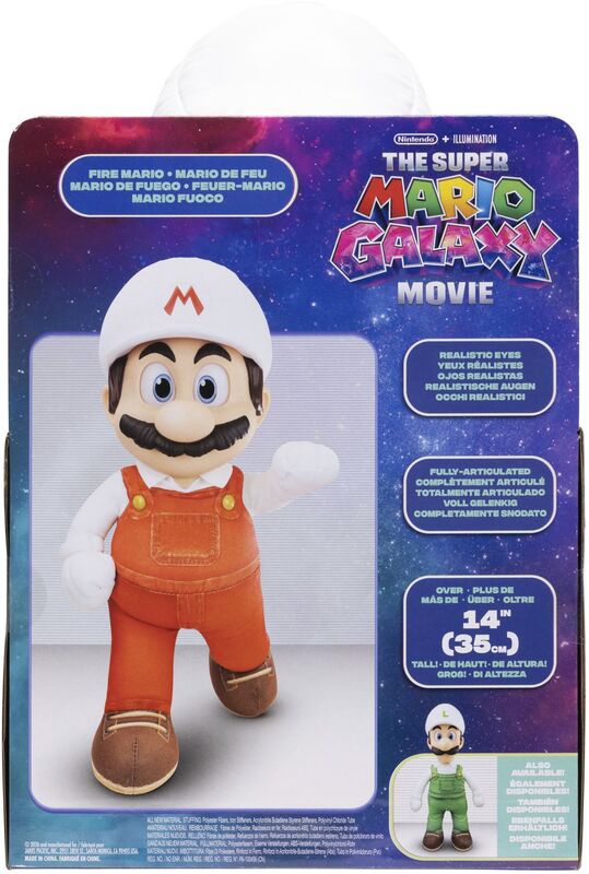 Jakks Pacific Super Mario Galaxy Movie Λούτρινο Super Mario 15'' W.1 (432364) - φωτογραφία 6