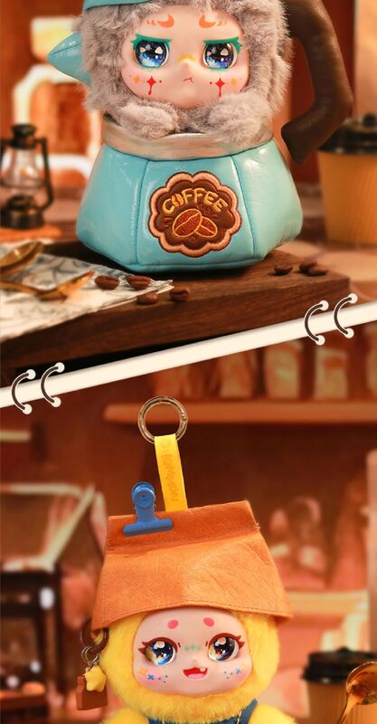 CTCP Kimmon Λούτρινο Κλιπ Let's Cafe-7 Σχέδια-1 Τμχ (556023) φωτογραφία