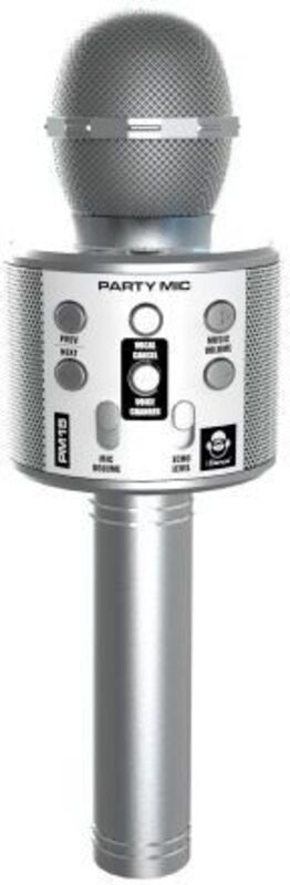iDance Μικρόφωνο Karaoke Party MIC PM15 Silver (PM15(SL)