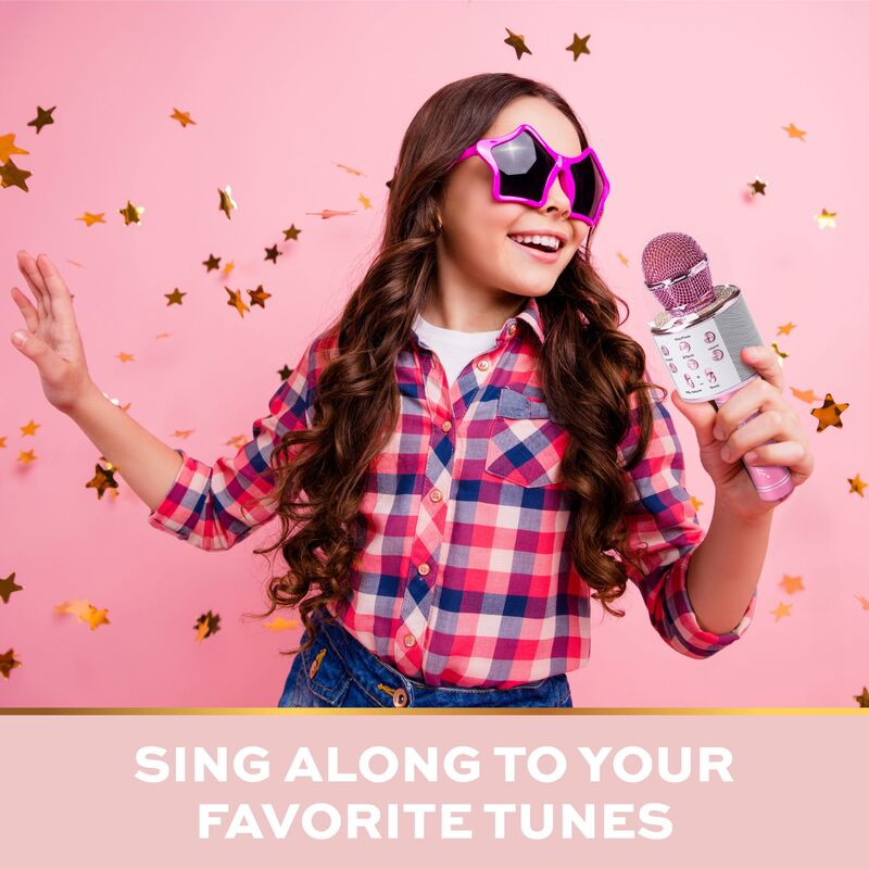 ThreeSixty Μικρόφωνο Karaoke Bluetooth Ροζ (1103021860) φωτογραφία