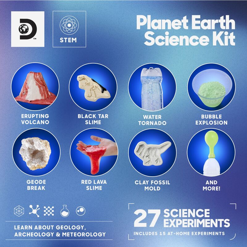 Discovery Diy Kit Ηφαιστείου Planet Earth 25τμχ (1423022520) - φωτογραφία 2