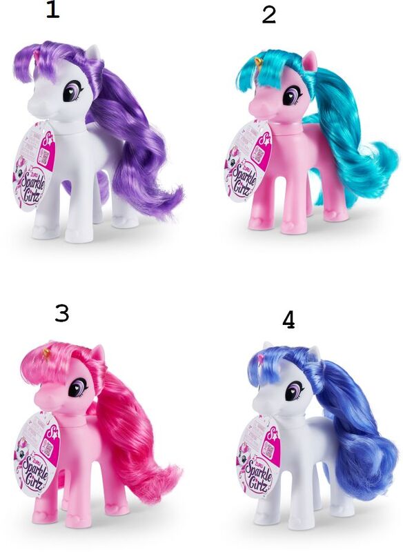 Zuru Sparkle Girlz Baby Unicorn-4 Σχέδια (100369TQ1) - φωτογραφία 2