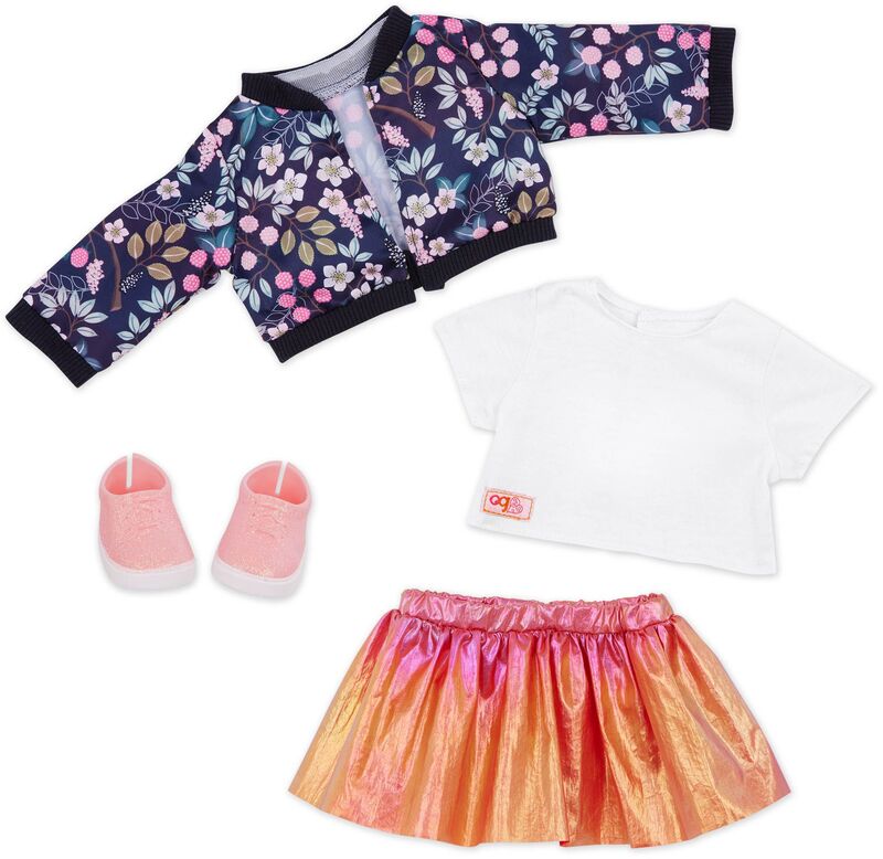 Our Generation Ενδυμασία Floral Jacket With Skirt (BD30533Z)