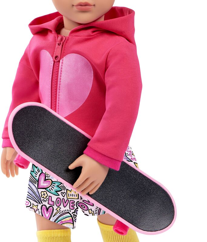 Our Generation Ενδυμασία Deluxe With Hoodie & Skateboard (BD30568Z) - φωτογραφία 5