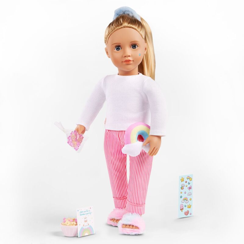 Our Generation Ενδυμασία Deluxe Pijama With Rainbow Pillow (BD30572Z) - φωτογραφία 4