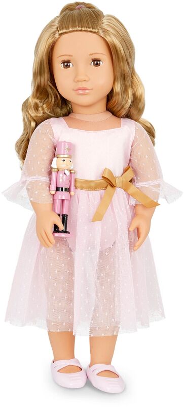 Our Generation Κούκλα Natasha With Pink Dress & Nutcracker (BD31458Z)