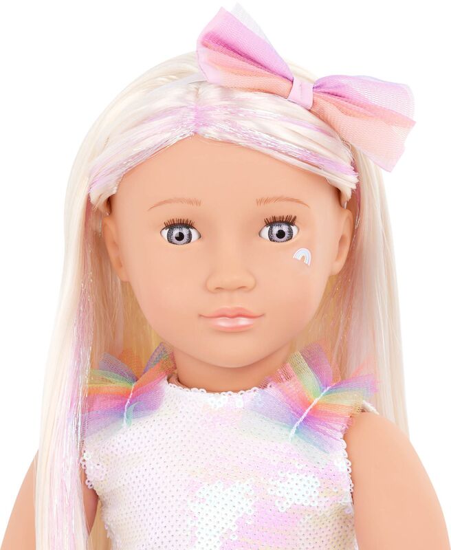 Our Generation Κούκλα Iris With Unicorn Outfit (BD31503Z) - φωτογραφία 3