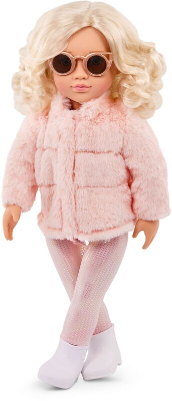 Our Generation Κούκλα Ava With Glamour Faux Fur Coat (BD31515Z) - φωτογραφία 3