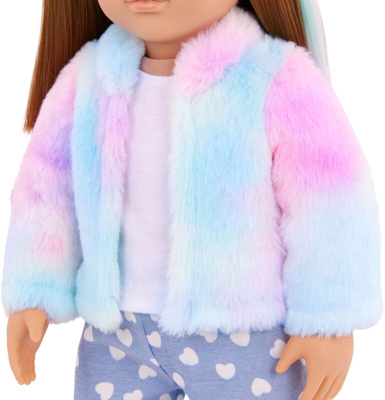 Our Generation Κούκλα Skylar With Rainbow Pup & Accessories Bow (BD31538) - φωτογραφία 4