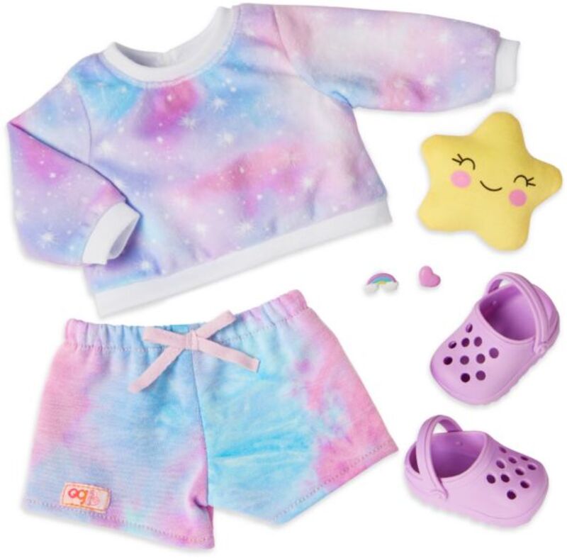 Our Generation Κούκλα Carmen With Rainbow Pijama & Star Pillow (BD31711Z) - φωτογραφία 4