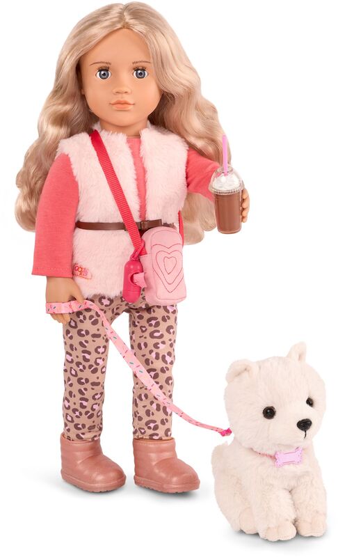 Our Generation Κούκλα Kinsley & Σκυλάκι (BD31735Z)