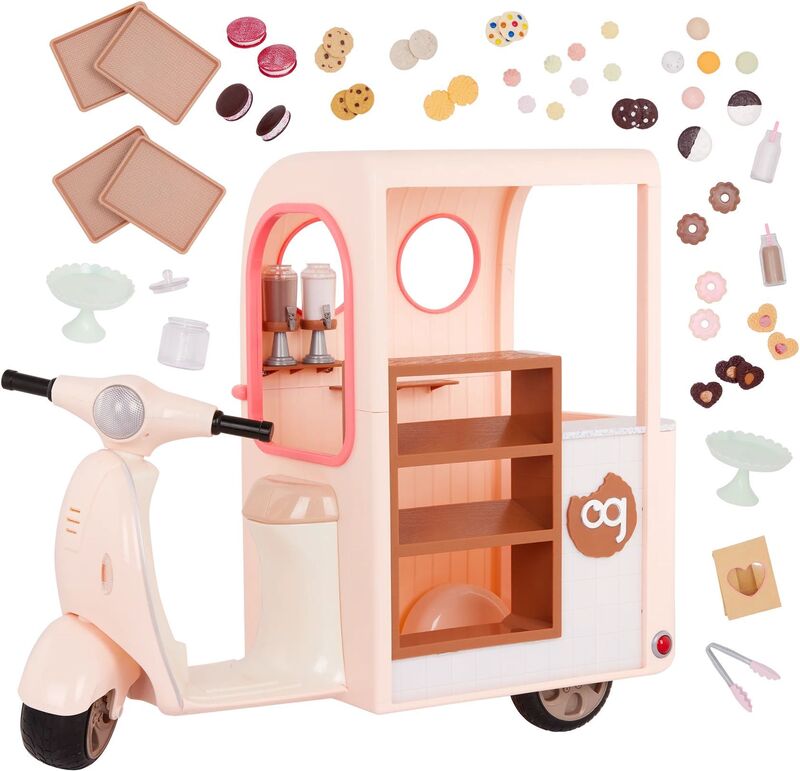 Our Generation Scooter-Cookie Truck (BD35269) - φωτογραφία 2