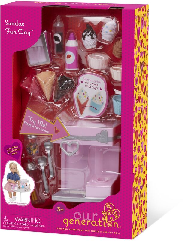 Our Generation Deluxe Σετ Ice Cream Machine (BD35357Z) - φωτογραφία 2