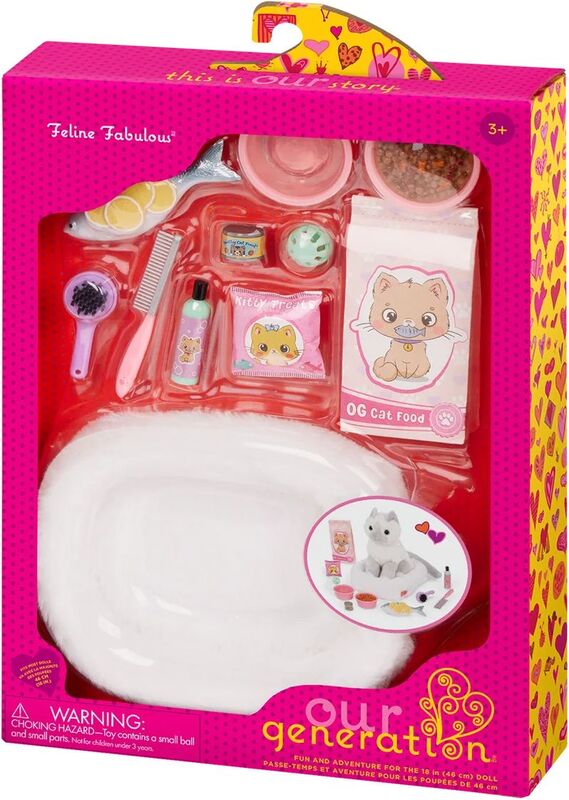 Our Generation Σετ Αξεσουάρ Γάτας Feline Fabulous (BD35442Z) - φωτογραφία 2