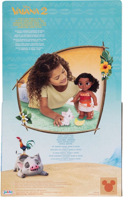 Jakks Pacific Disney Vaina Κούκλα Simea With Pua (237564-VAI) - φωτογραφία 5