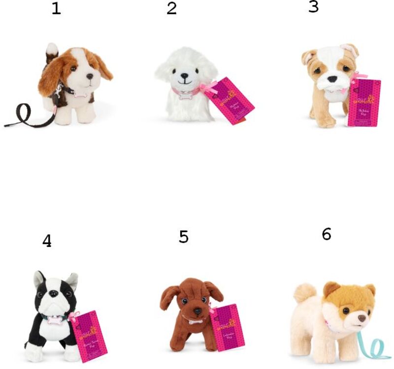 Our Generation Λούτρινο Σκυλάκι-6 Σχέδια (BD41168G) φωτογραφία