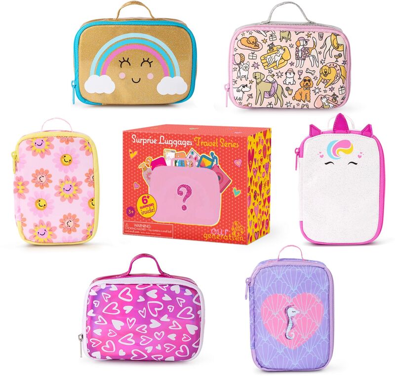 Our Generation Mini Βαλιτσάκια With Surprise Accessories-6 Σχέδια-1Τμχ (BD41179GZ)