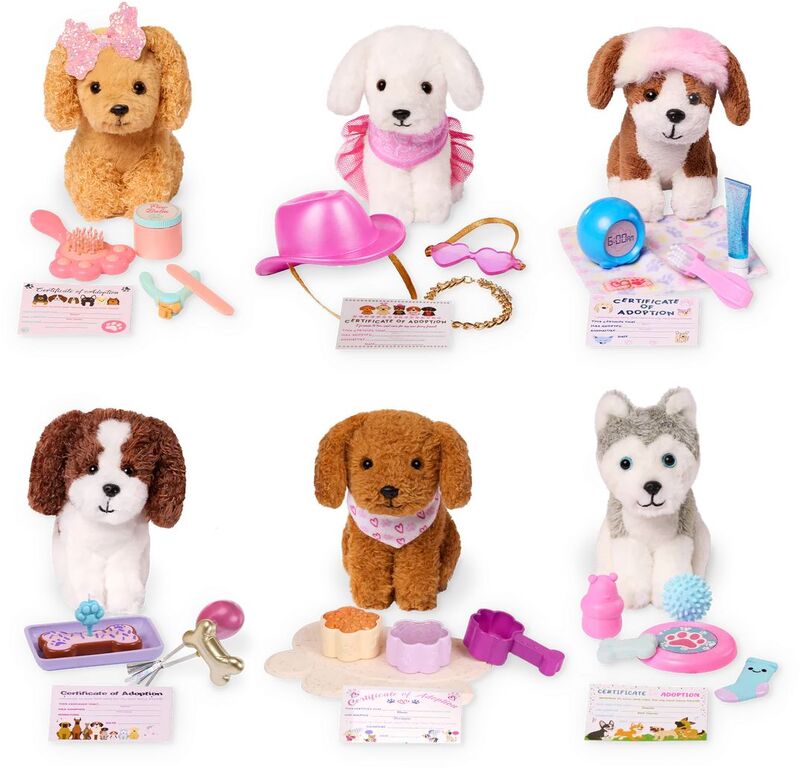 Our Generation Λούτρινα Κουταβάκια & Αξεσουάρ Surprise Pets-6 Σχέδια-1Τμχ (BD41183GZ) - φωτογραφία 2