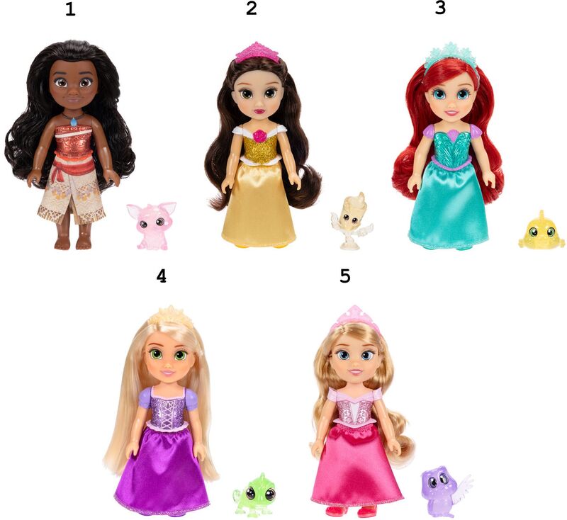 Jakks Pacific Disney Princess Petite Κούκλα With Friends-5 Σχέδια (277284-V1) - φωτογραφία 2