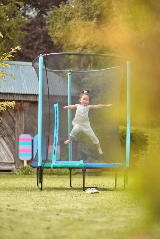 Plum Τραμπολίνο Με Δίχτυ Junior-Blue/Green (106201C82) φωτογραφία