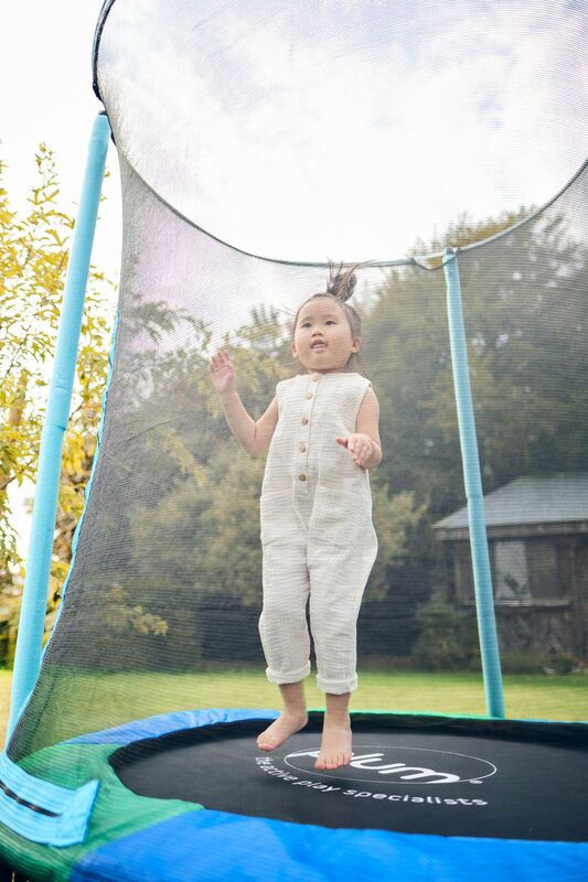 Plum Τραμπολίνο Με Δίχτυ Junior-Blue/Green (106201C82) φωτογραφία