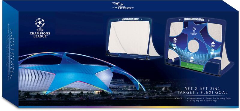 Hy-Pro UEFA Εστία Ποδοσφαίρου Target Goal 120x90x90cm (CL09363) - φωτογραφία 2