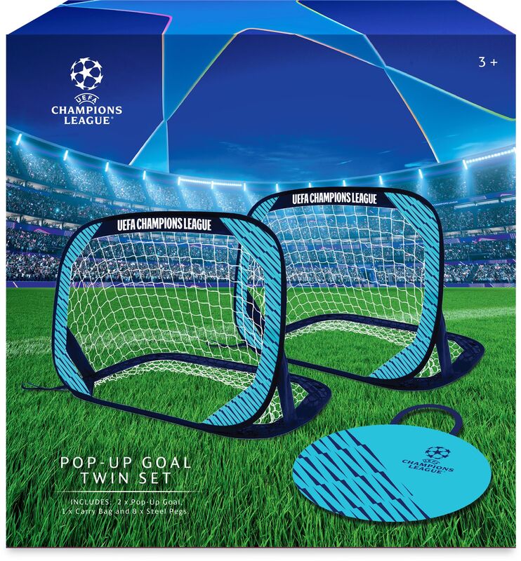 Hy-Pro UEFA Εστία Ποδοσφαίρου Pop Up Twin Goal (CL10837) - φωτογραφία 2