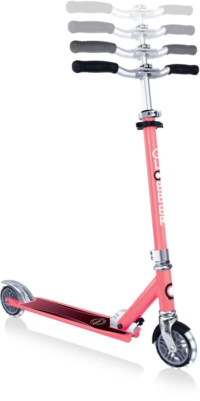 Πατίνι Globber Δίτροχο Flow Element Coral Pink - 721-177 - φωτογραφία 4