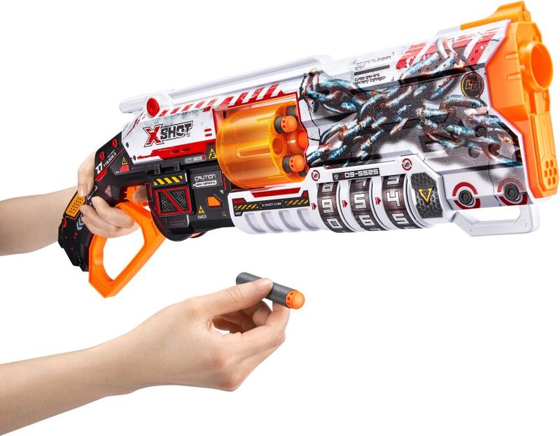 Zuru X-Shot Skins Lock Blaster 16 Darts (36606) - φωτογραφία 3