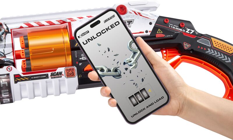 Zuru X-Shot Skins Lock Blaster 16 Darts (36606) - φωτογραφία 4