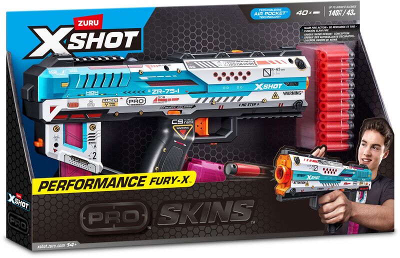 Zuru X-Shot Pro Skins Fury-X 40 Darts (36772) - φωτογραφία 2