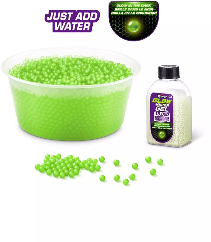 Zuru X-Shot Hyper Gel Glow In The Dark 1500PK Refill Darts (36785) φωτογραφία